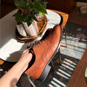 Nunn Bush * Classic Brown Leather Men's Brogues * Size 9.5W